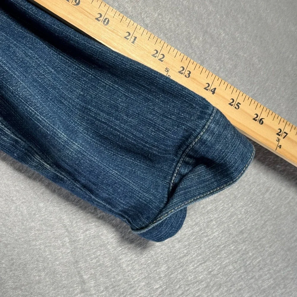 Vintage Paris Blues Denim Trucker Jacket Womens 3 Blue Medium Wash Heavyweight‎